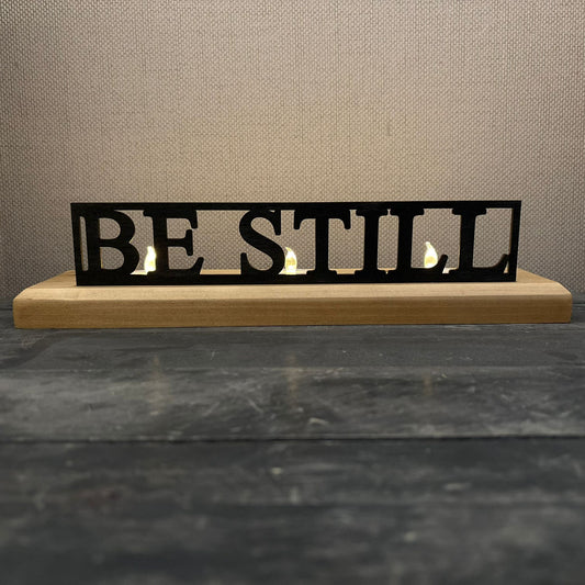 'Be still' Silhouette TOPPER ONLY
