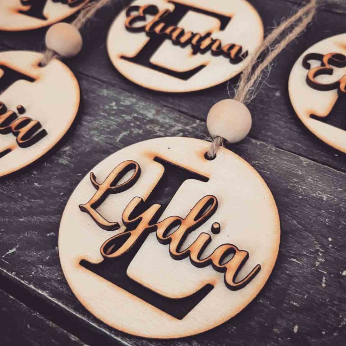 ❆ ‘Initial' personalised keepsake