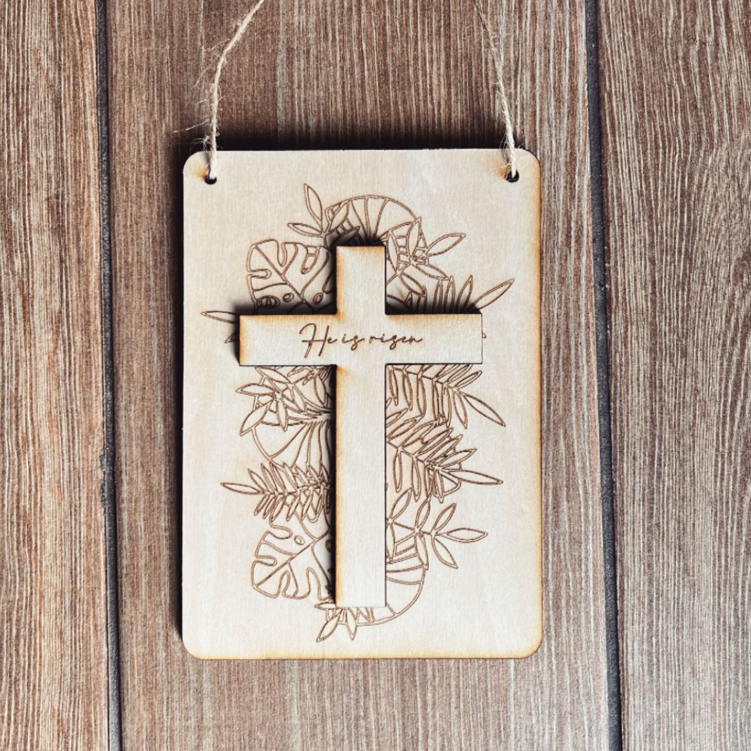‘He is risen' Easter themed painting set for kids