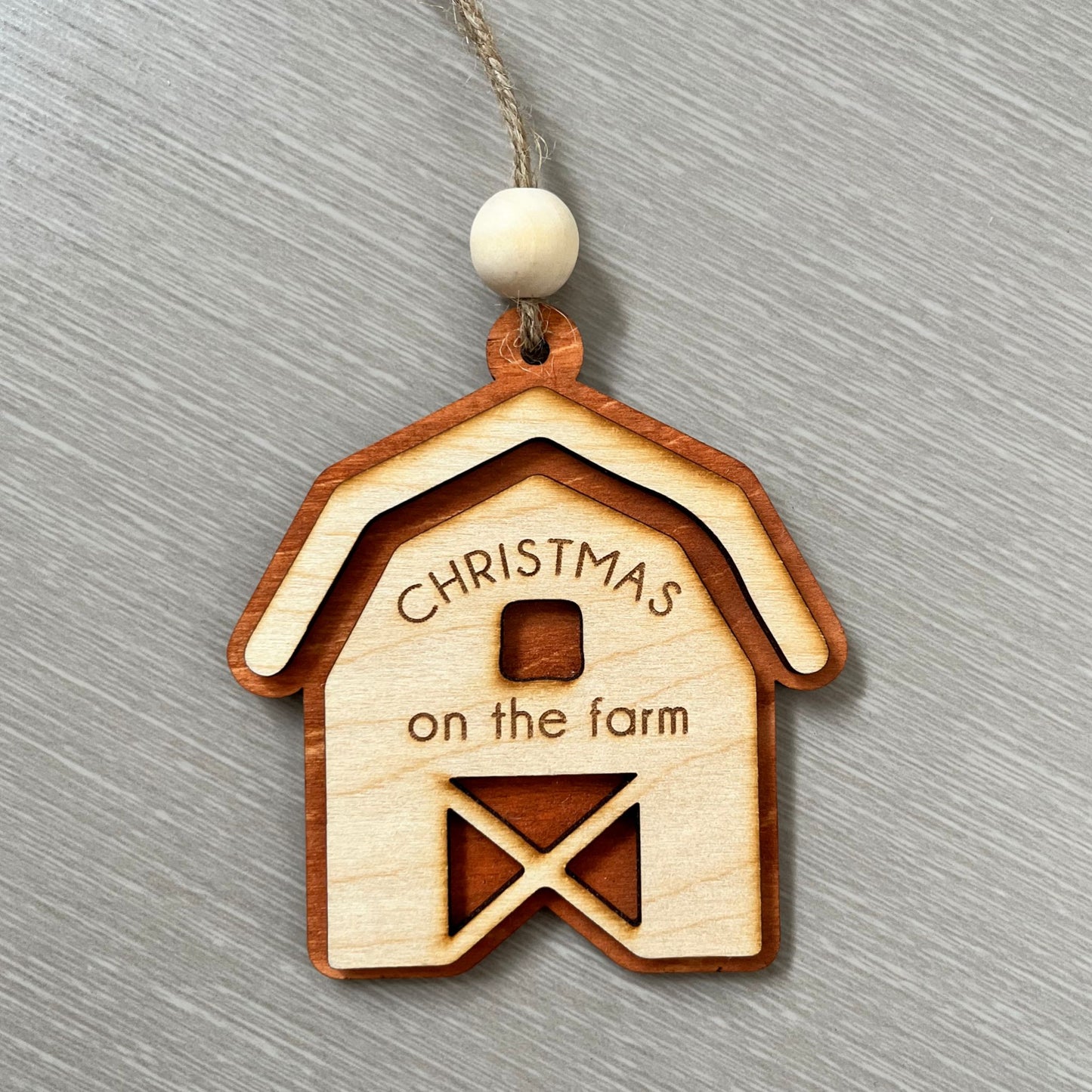 ❆ 'Christmas on the farm' bauble