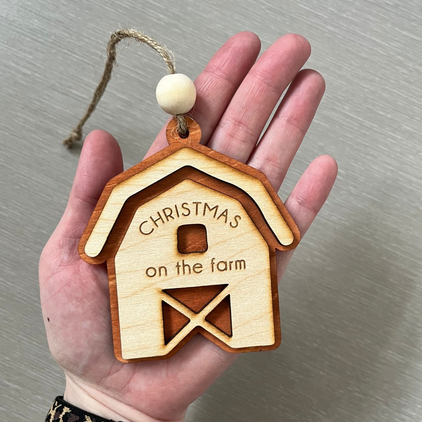 ❆ 'Christmas on the farm' bauble