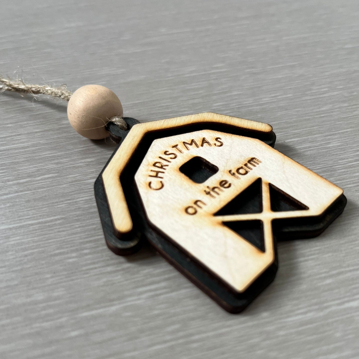 ❆ 'Christmas on the farm' bauble