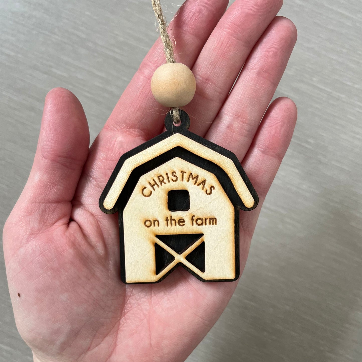 ❆ 'Christmas on the farm' bauble