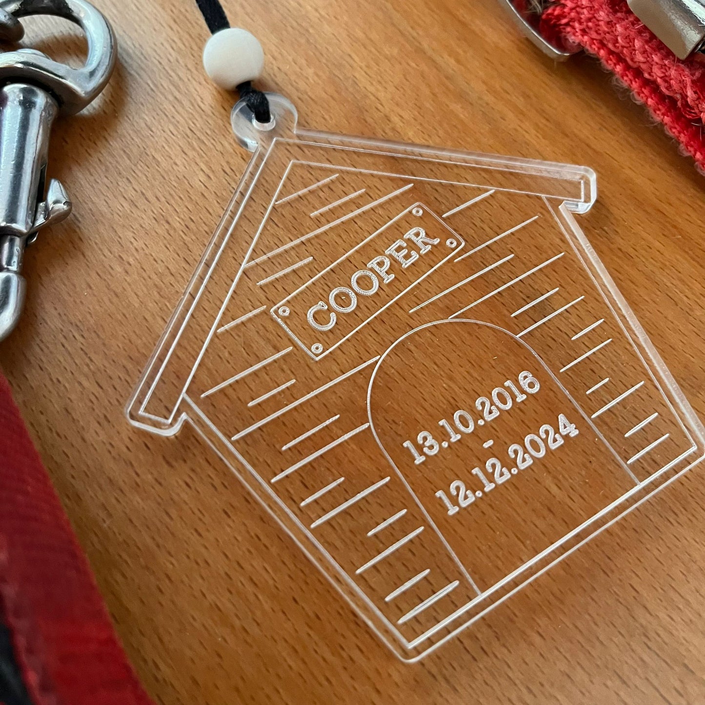 ❆ Pet remembrance hanging keepsake