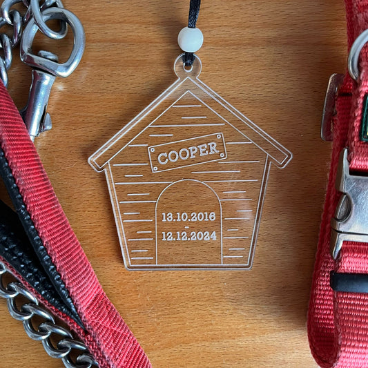 ❆ Pet remembrance hanging keepsake