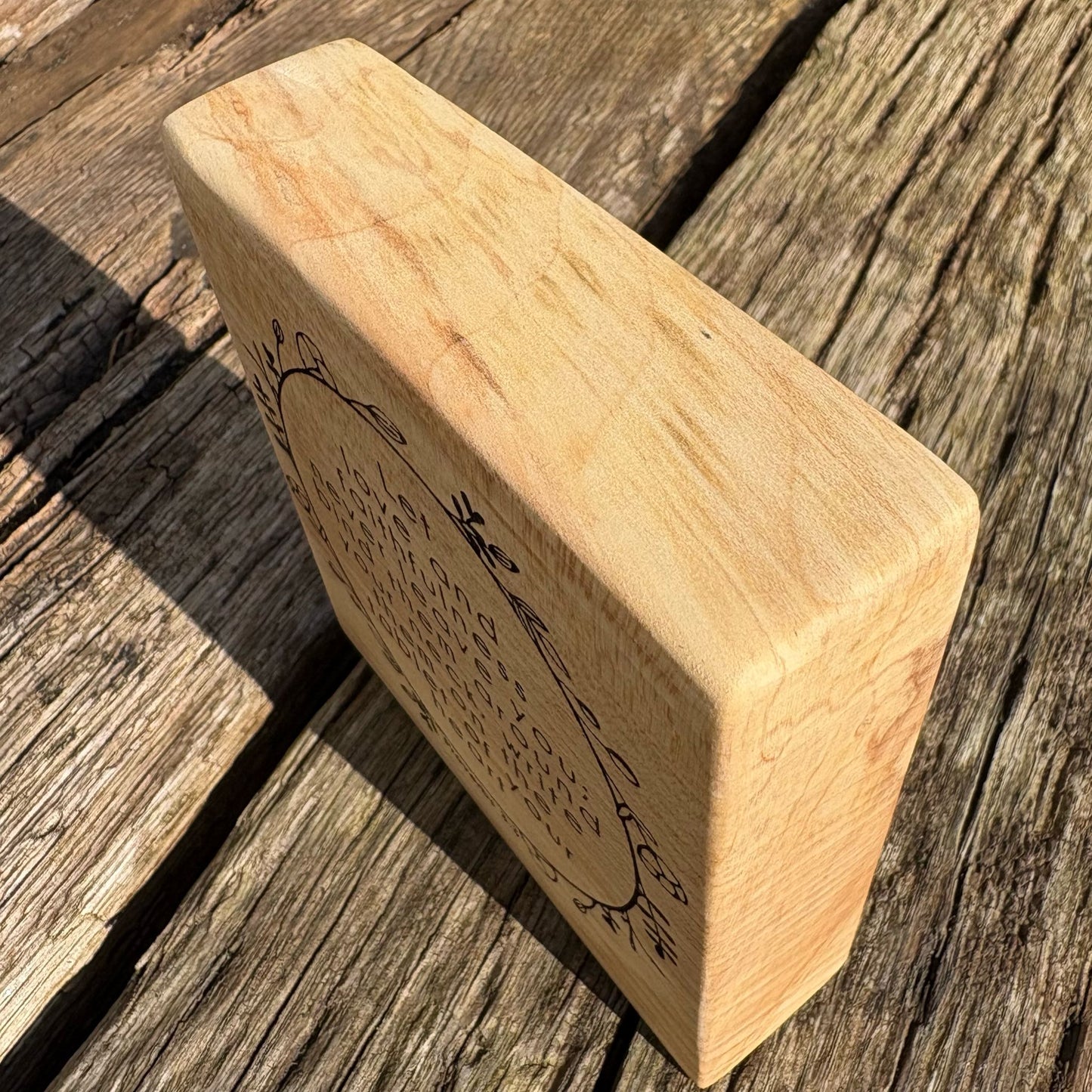 'Let love and faithfulness never leave you' - decorative plaque