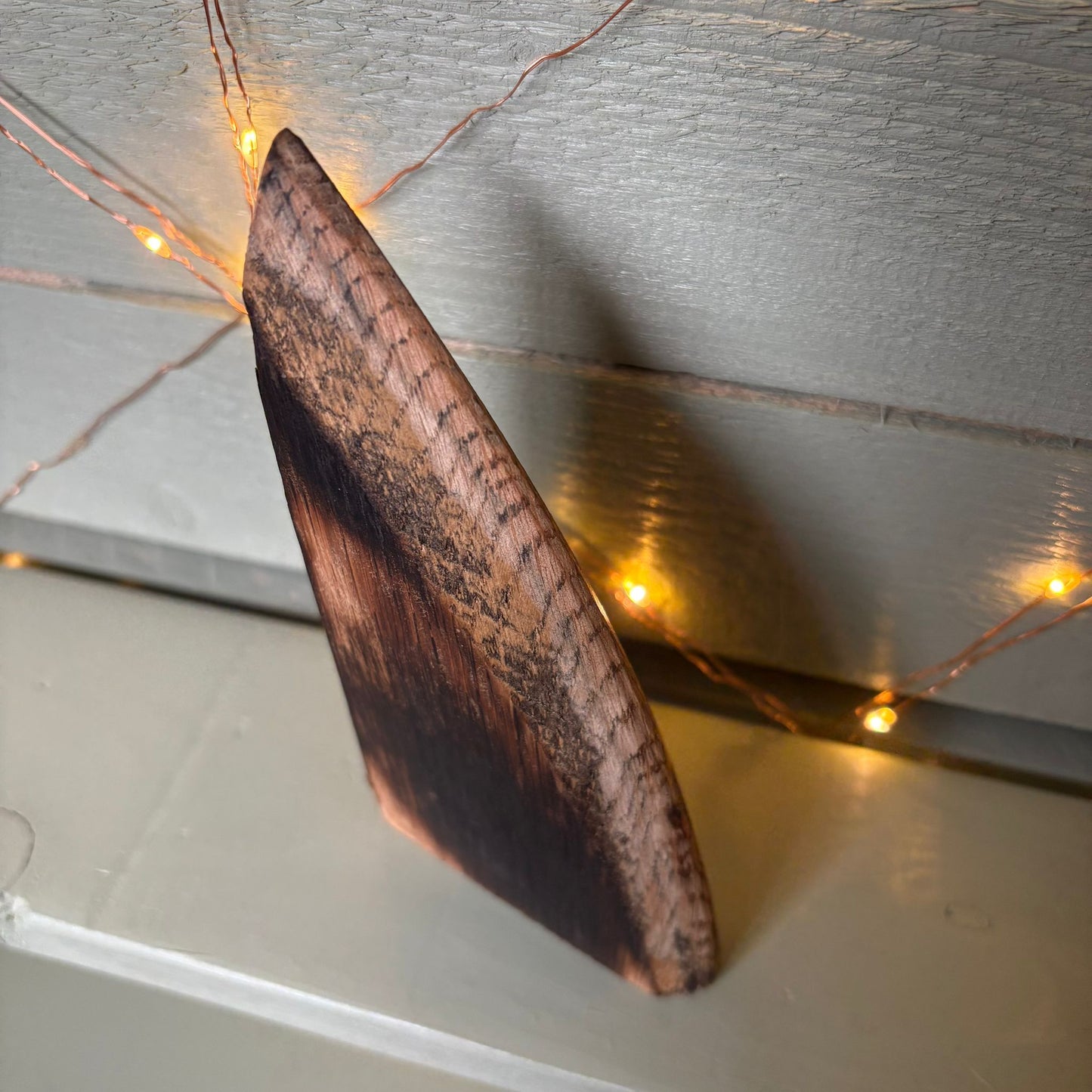 ❆ ‘Nativity' laser engraved white oak plaque (lid)