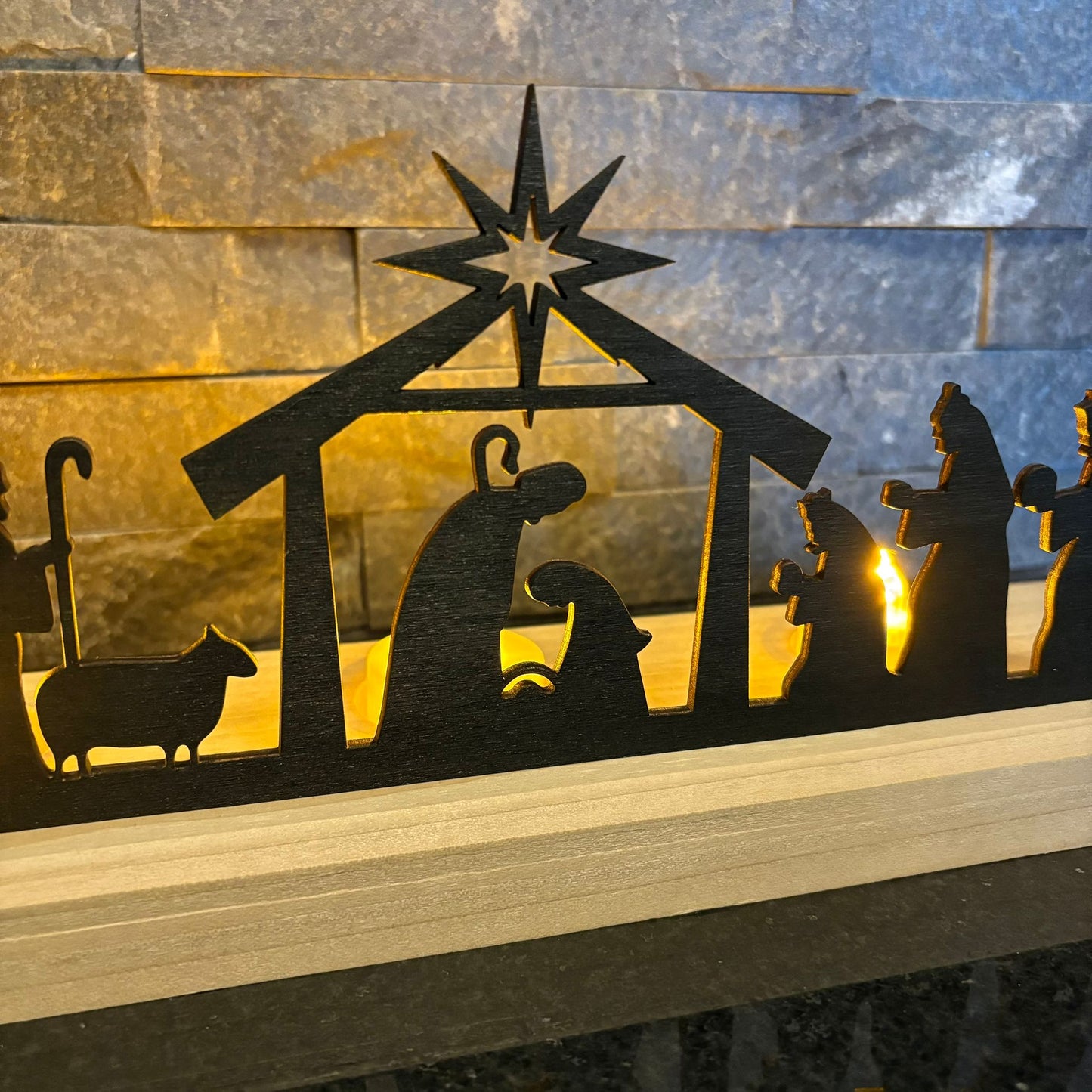 Original Nativity silhouette TOPPER ONLY