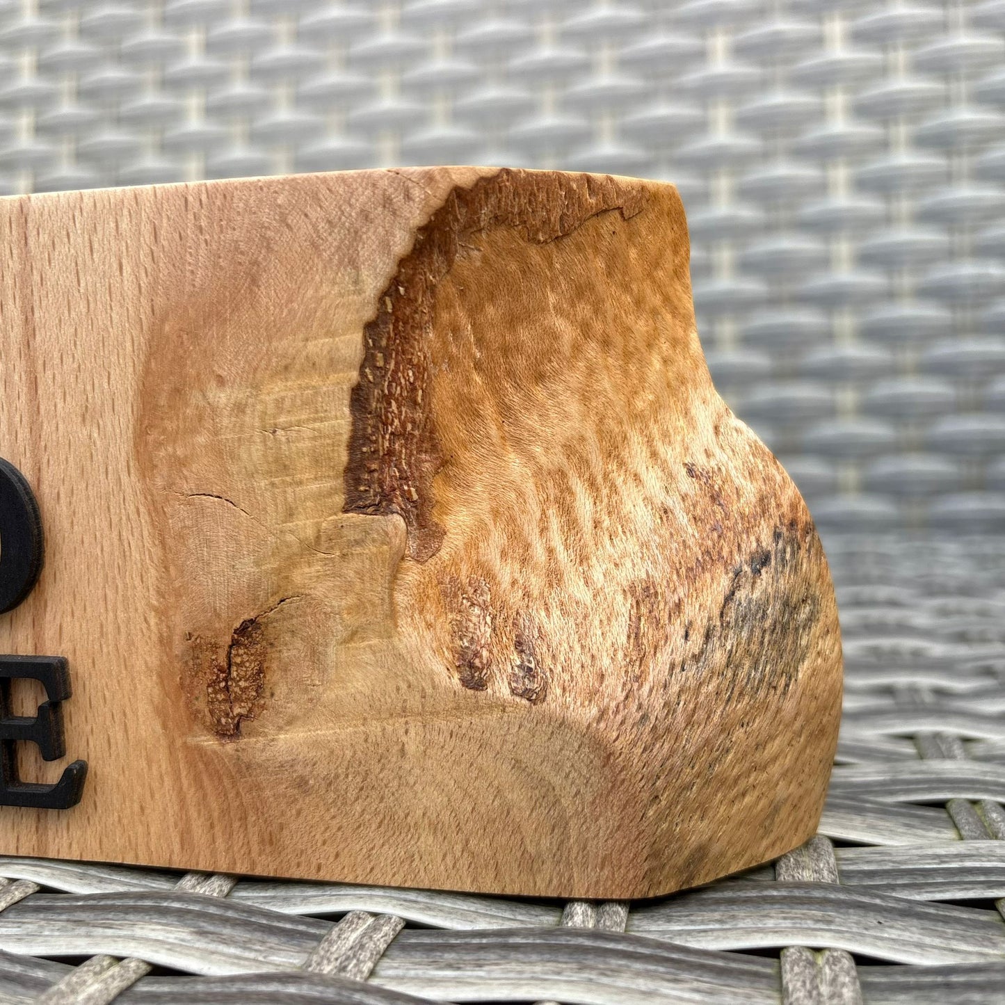 'Loved beyond measure' - decorative live edge plaque