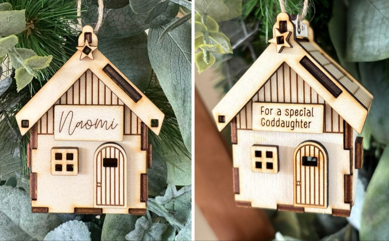 ❆ ‘Grandchildren always welcome' 3D hanging keepsake