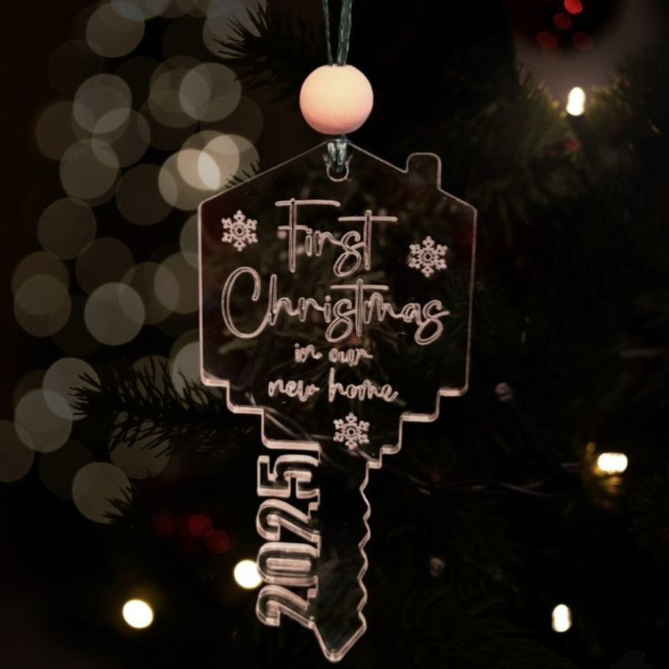 ❆ ‘First Christmas in our new home 2025' - Christmas bauble