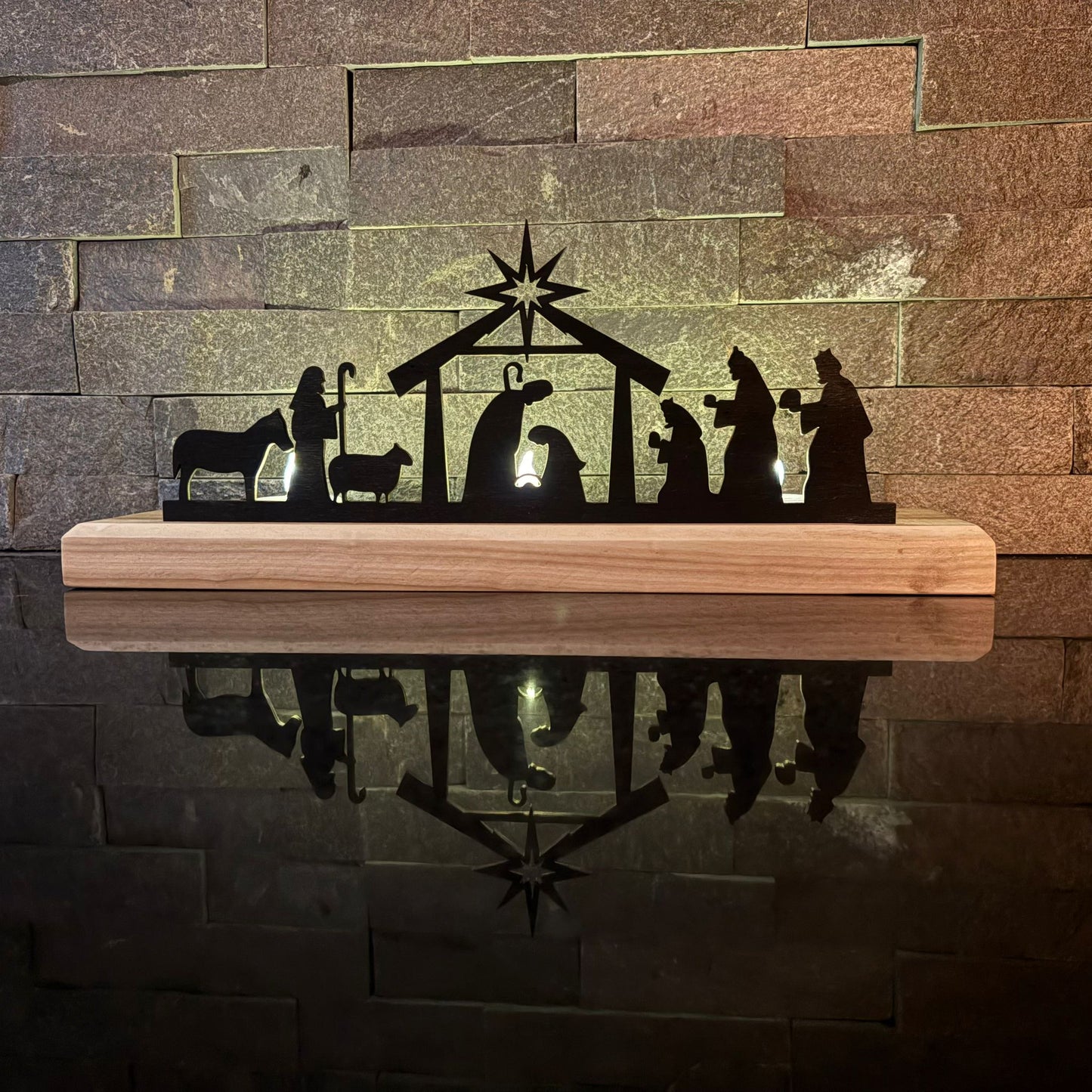 Original Nativity silhouette TOPPER ONLY