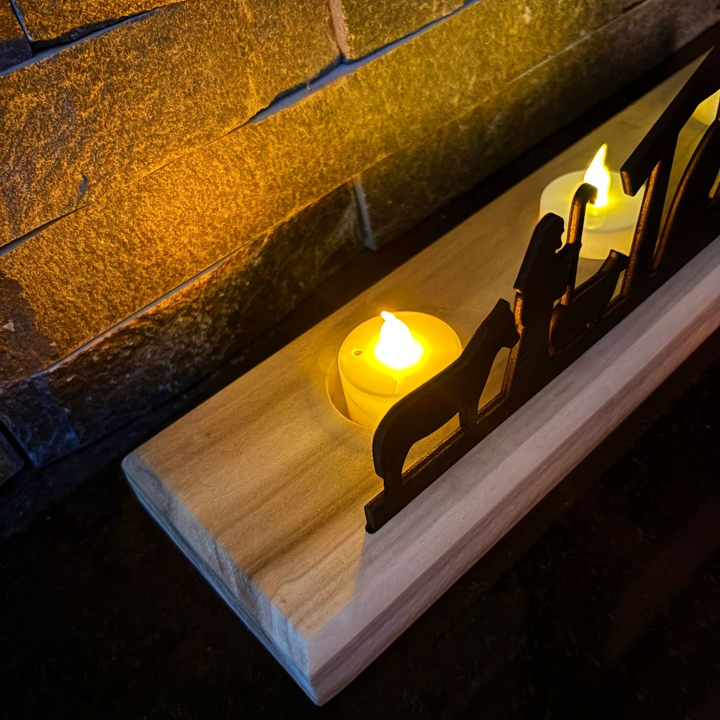 Original Nativity silhouette TOPPER ONLY