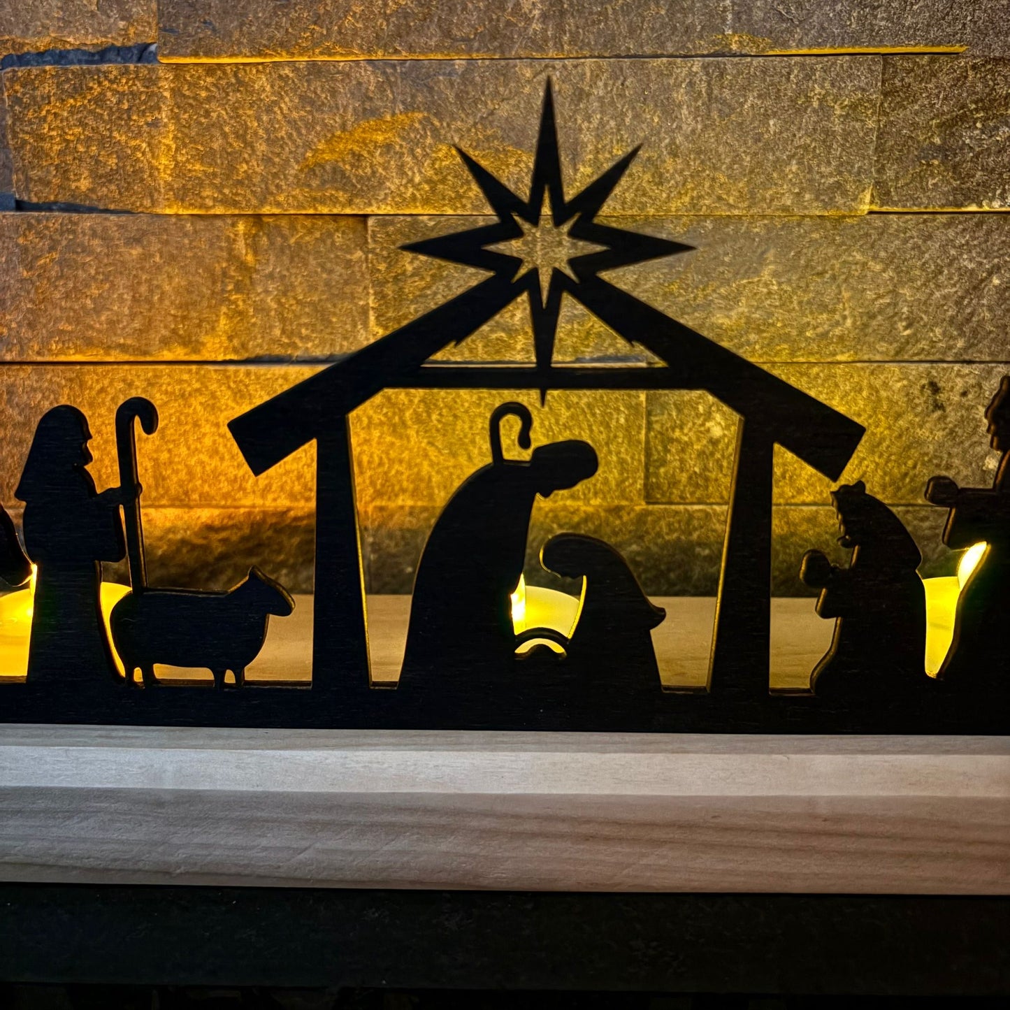 Original Nativity silhouette TOPPER ONLY