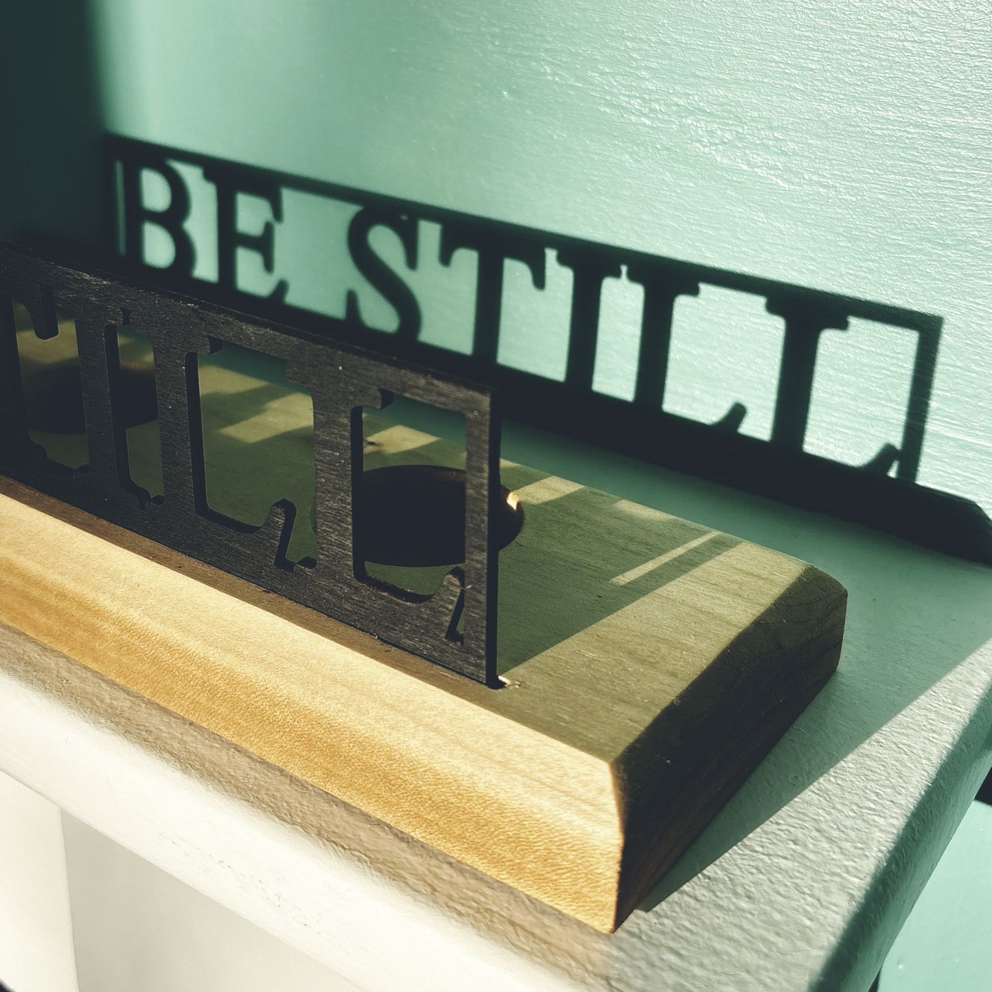 'Be still' Silhouette TOPPER ONLY