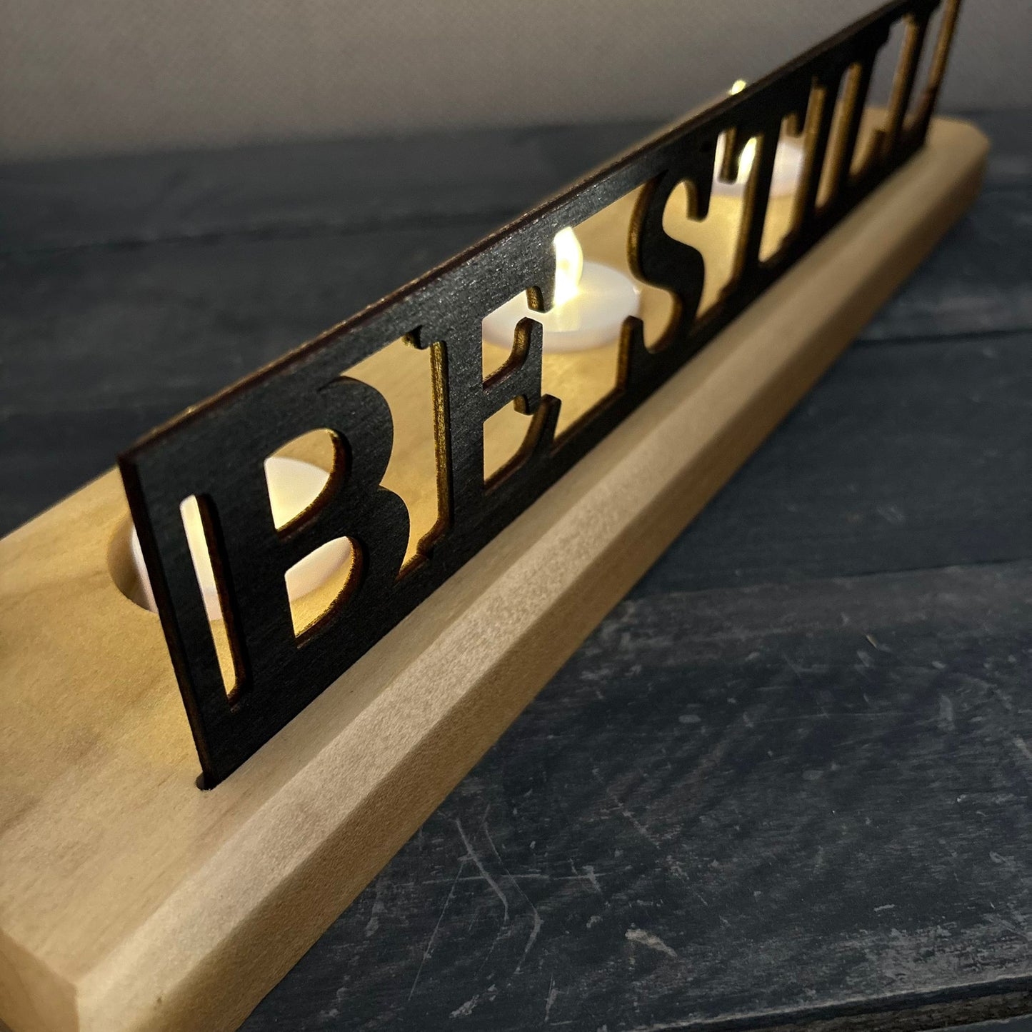 'Be still' Silhouette TOPPER ONLY