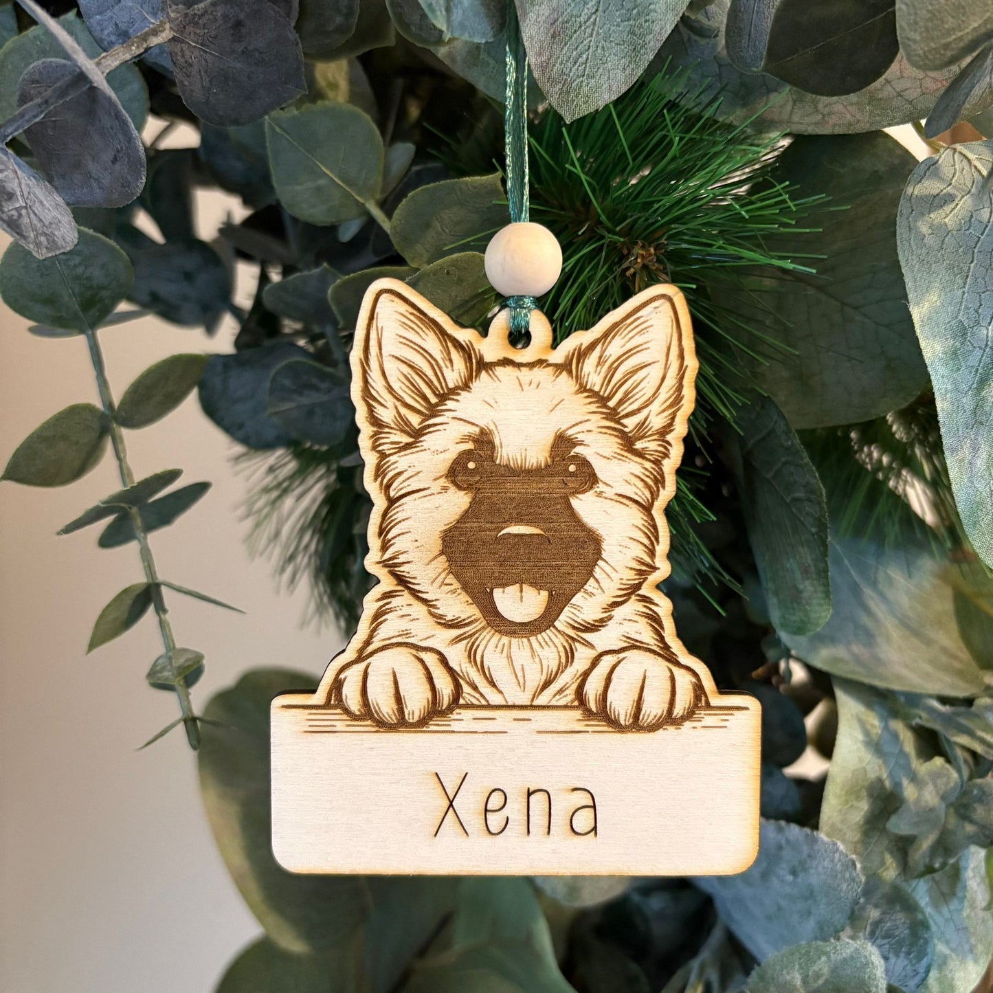 'Dog keepsake' - single layer PERSONALISED pet keepsake