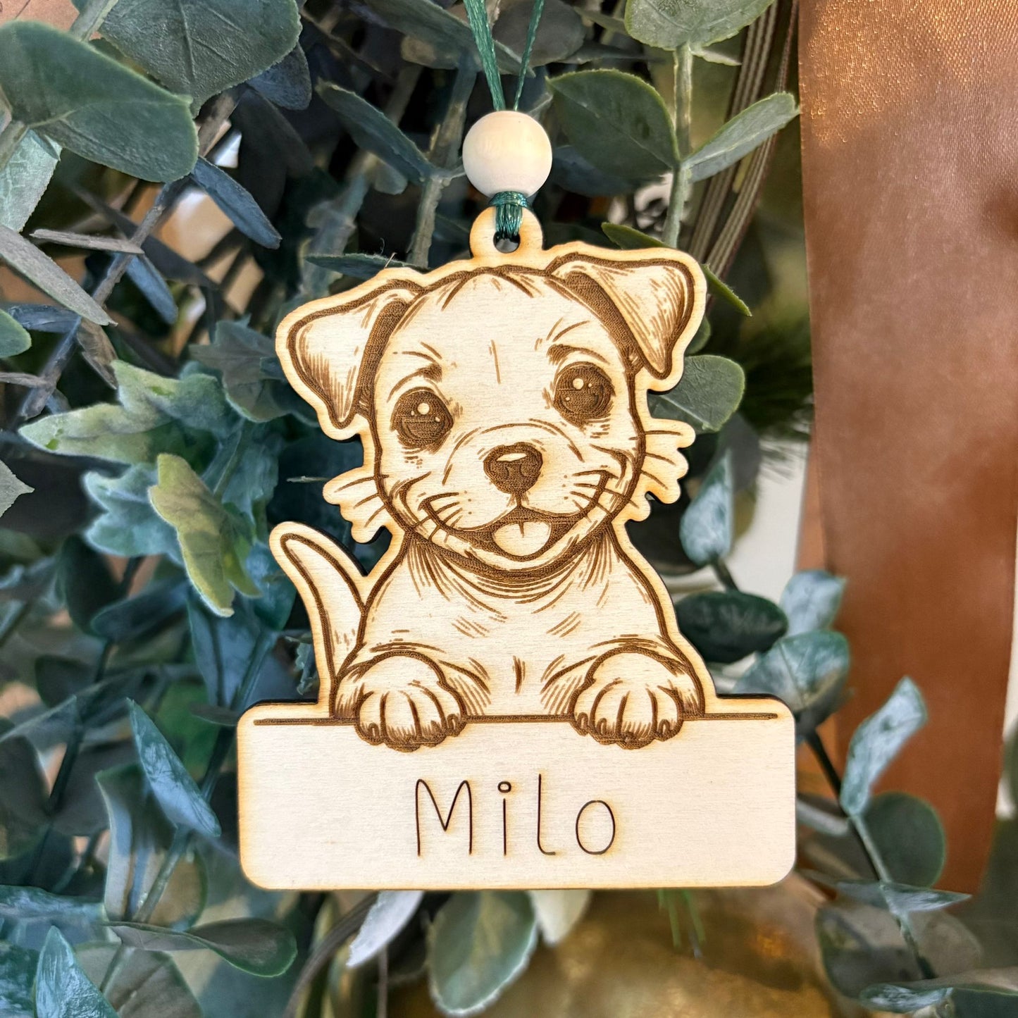 'Dog keepsake' - single layer PERSONALISED pet keepsake