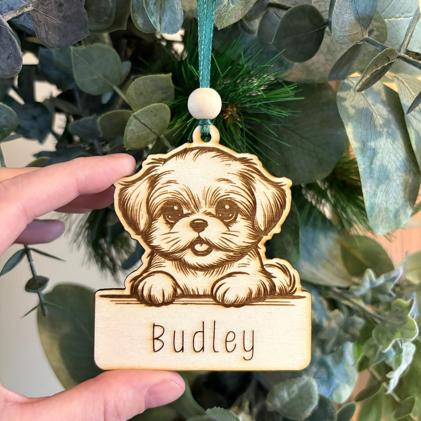 'Dog keepsake' - single layer PERSONALISED pet keepsake