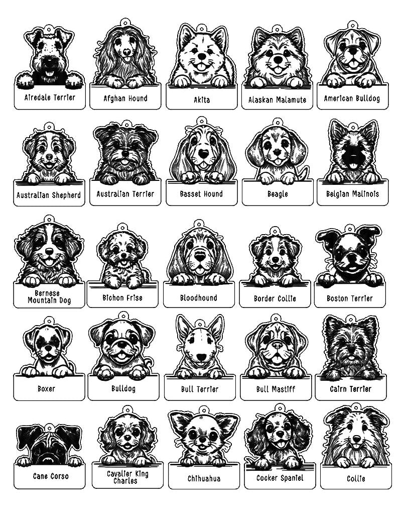 'Dog keepsake' - single layer PERSONALISED pet keepsake