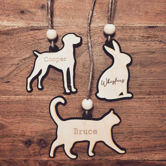 ❆ Personalised dog bauble keepsake